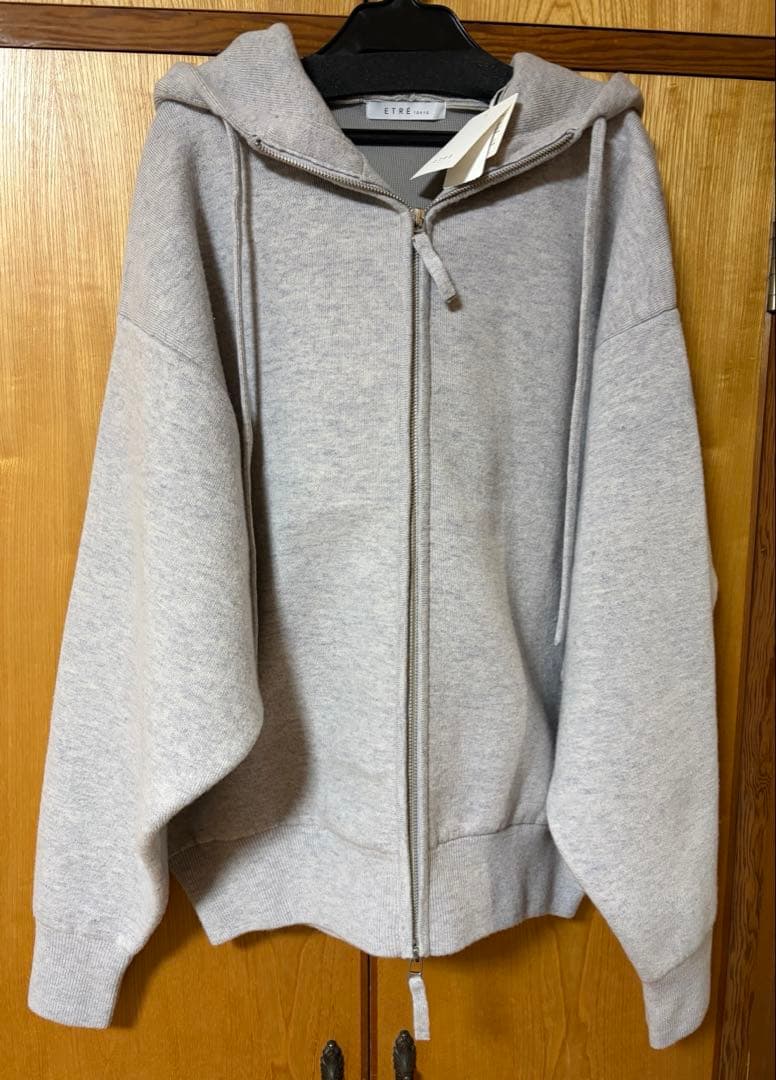 新品未使用☆ETRE TOKYO ダブルフェイスオーバーサイズニットパーカー
