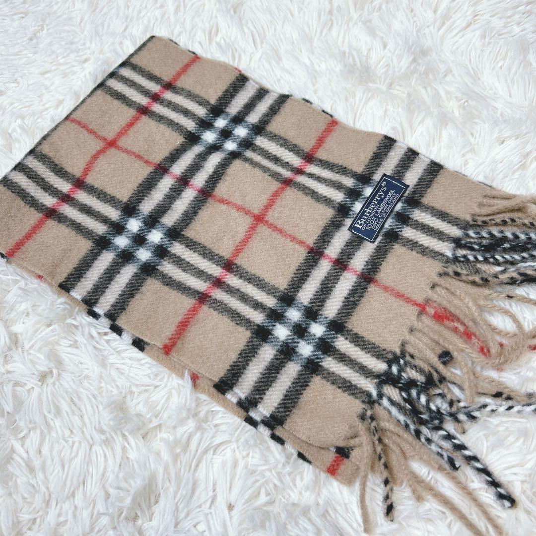 【未使用級】BURBERRY LONDONバーバリーキッズ　マフラー、帽子、手袋