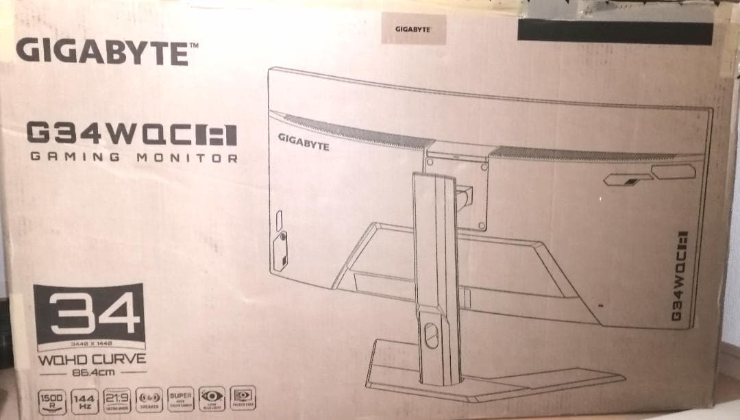 【極美品】GIGABYTE GAMING Series G34WQC 34インチ