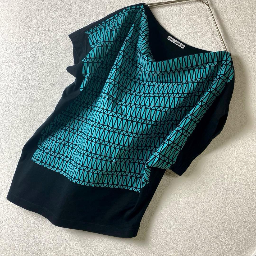 ISSEYMIYAKEイッセイミヤケ 幾何学模様 カットソー プルオーバー 2