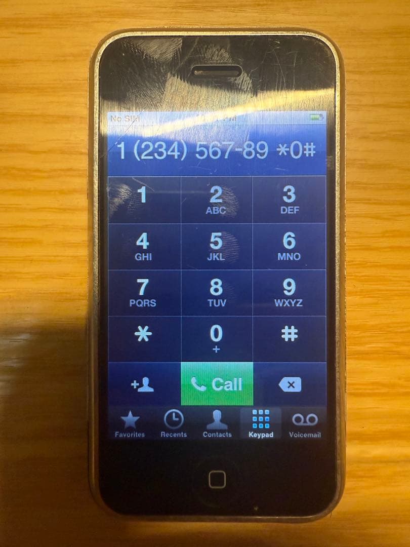 iPhone 2G 日本未発売　8GB 初代iPhone　第1世代 A1203