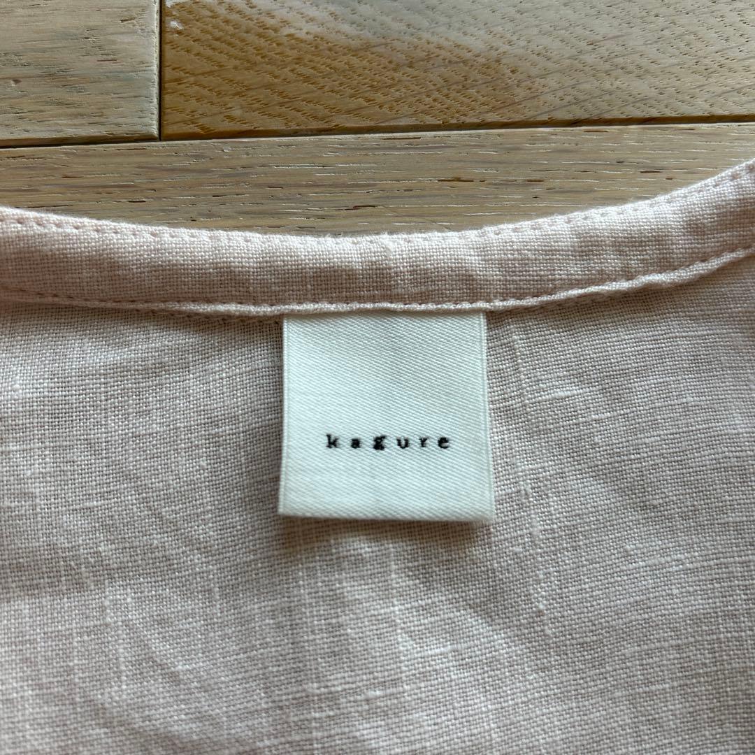 かぐれ リネンチュニックシャツ ピンク アーバンリサーチドアーズ リネン 麻