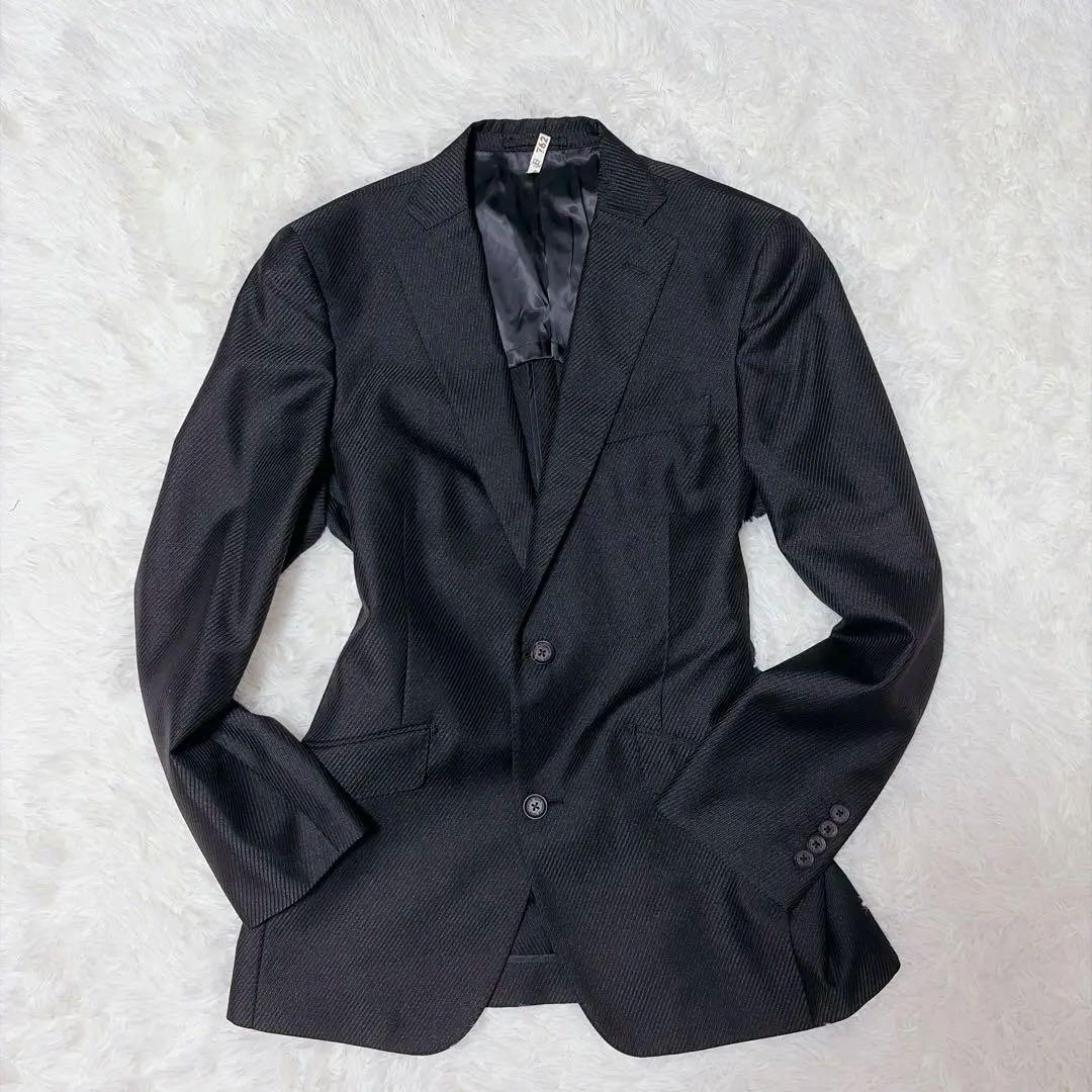 超希少！美品！マオカラー⭐︎メンズティノラス 3ピーススーツ 黒 Lサイズ