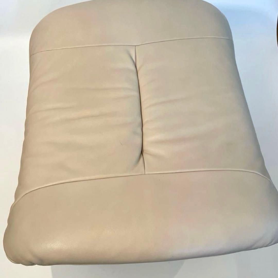 美品　karimoku/カリモク「ZT」シリーズ 本革オットマン　椅子