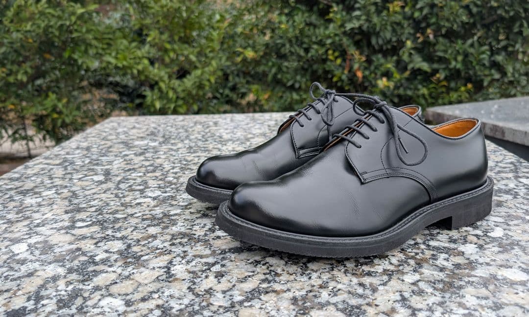 REGAL JN01 プレーントゥ ブラック　24.5EEE