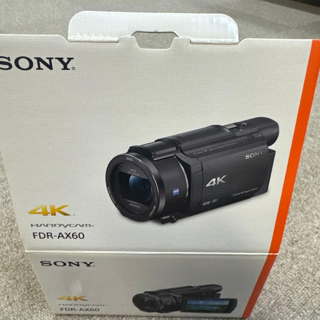 SONY ソニー FDR-AX60 4K 箱と説明書とハンディ１台箱なしセットで