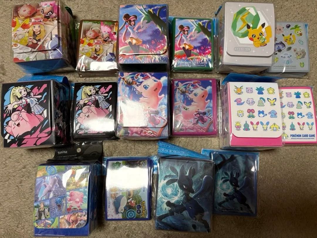 【新品未使用】ポケモンカードゲーム デッキケース デッキシールド まとめ売り