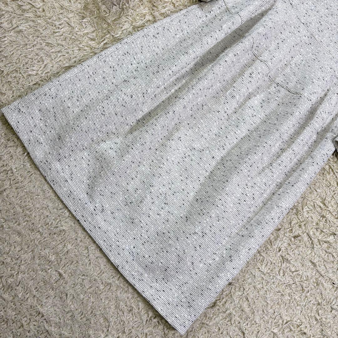 アナイ2024s ツイードジャージーコクーン 膝丈ワンピース　36