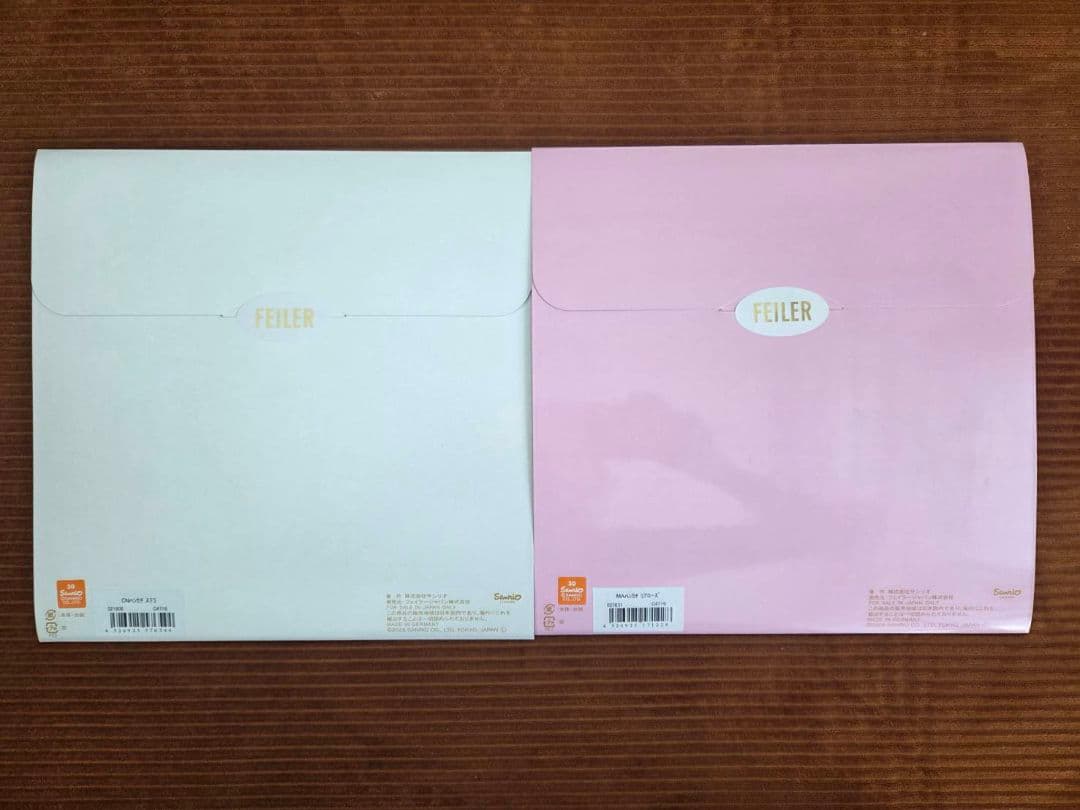 FEILER シナモロール＆マロン・クリーム タオルセット