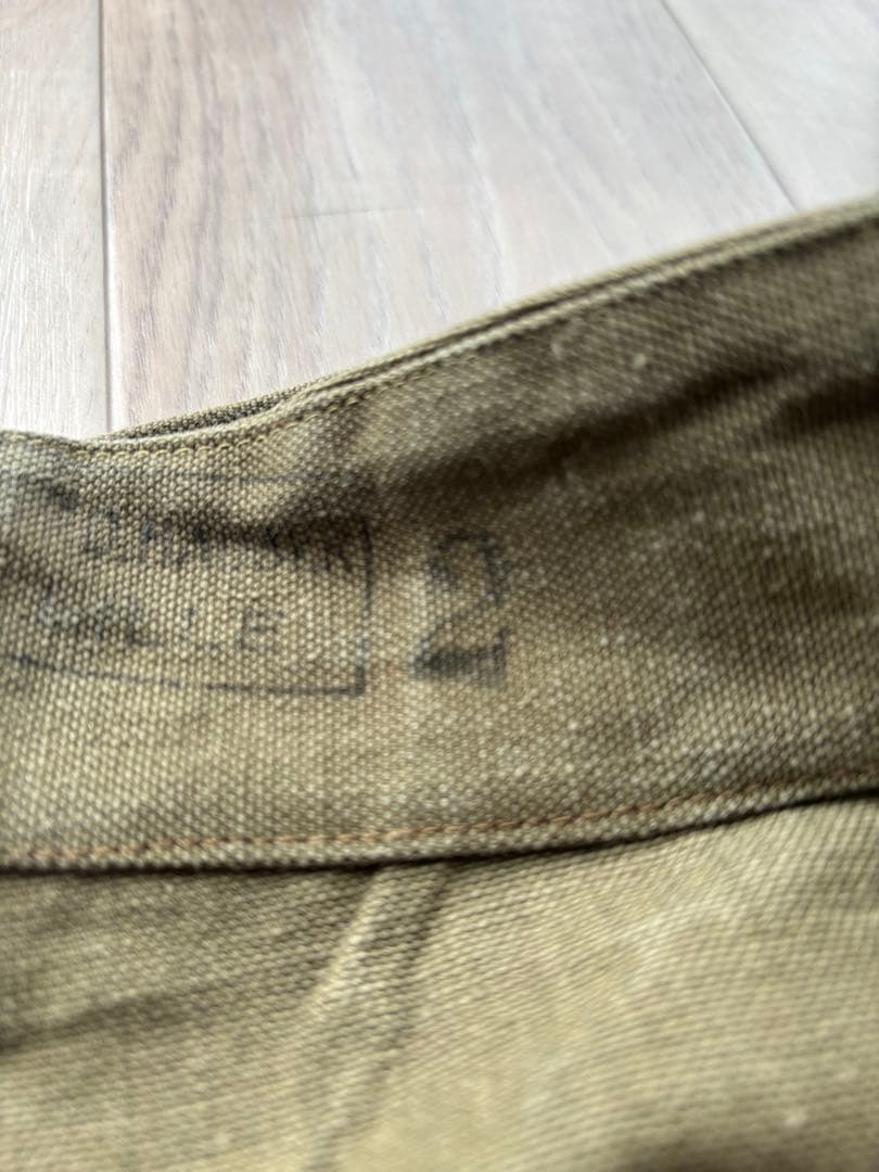 で*ぶ様 年明け特別出品　フランス軍　モーターサイクルパンツ　前期