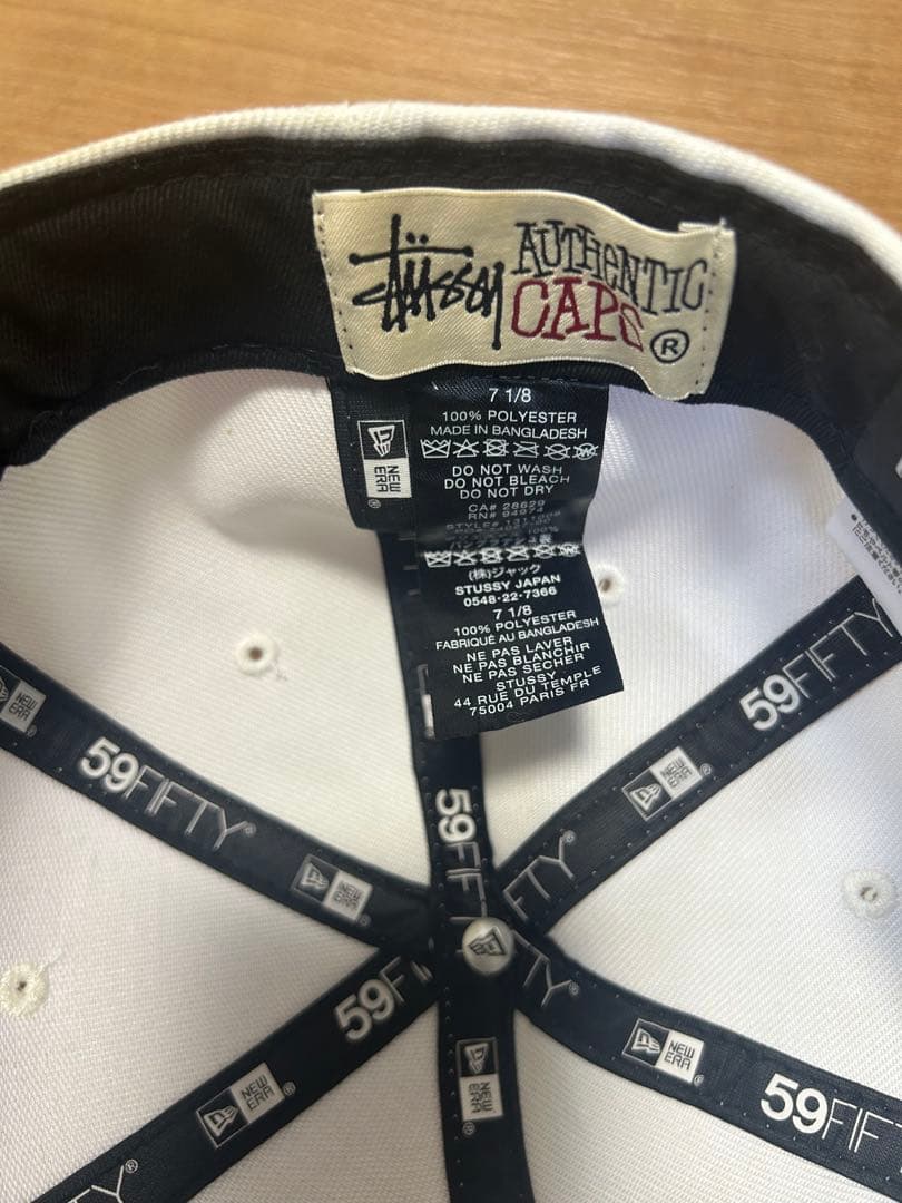 stussy×ニューエラキャップ　7 1/8