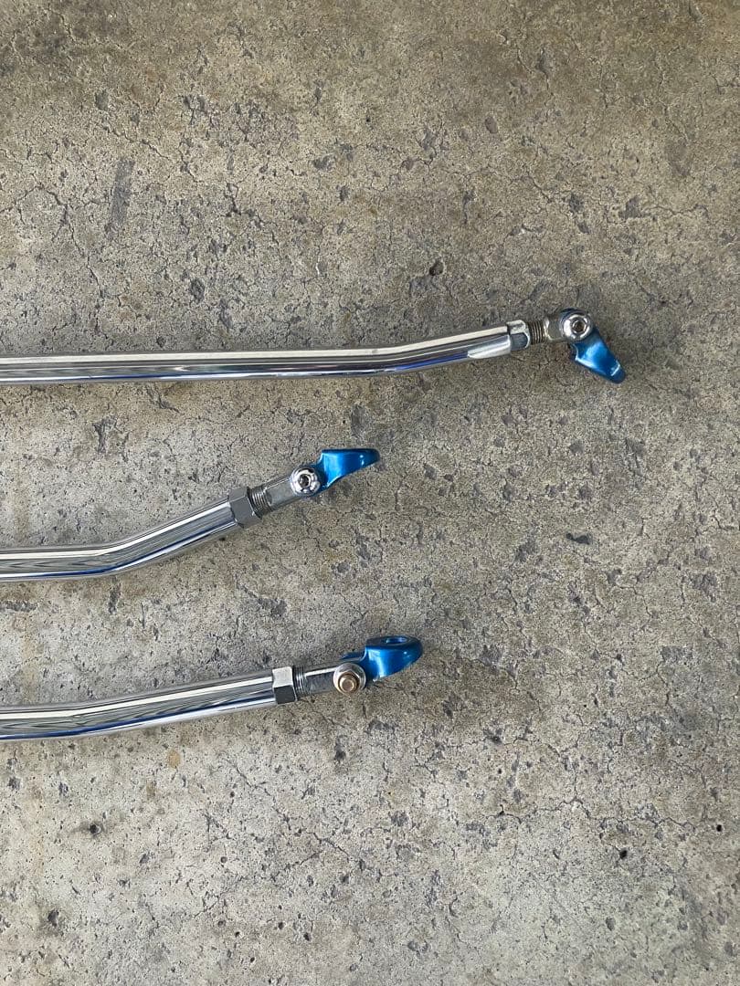 て*様 カワイ製作所　ハイゼット　S331V　直線番長仕様　剛性バー　セット　S