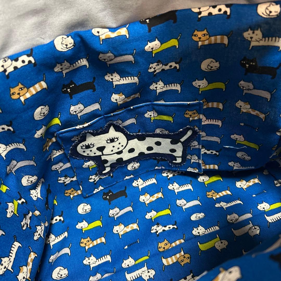 スクエアトートバッグ2点、デカネコちゃん