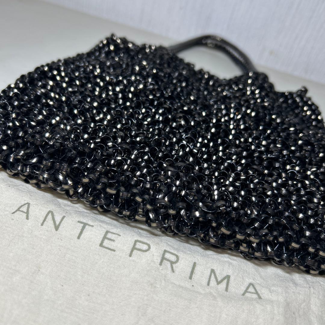 【美品】ANTEPRIMA アンテプリマ　ワイヤーバック　ブラック　保存袋付き