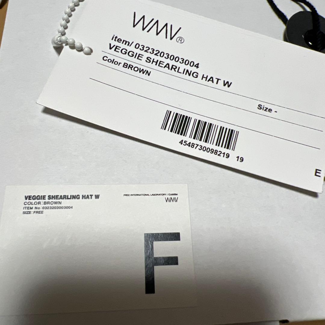 visvim ヴィズヴィム　VEGGIE SHEARLING HAT W