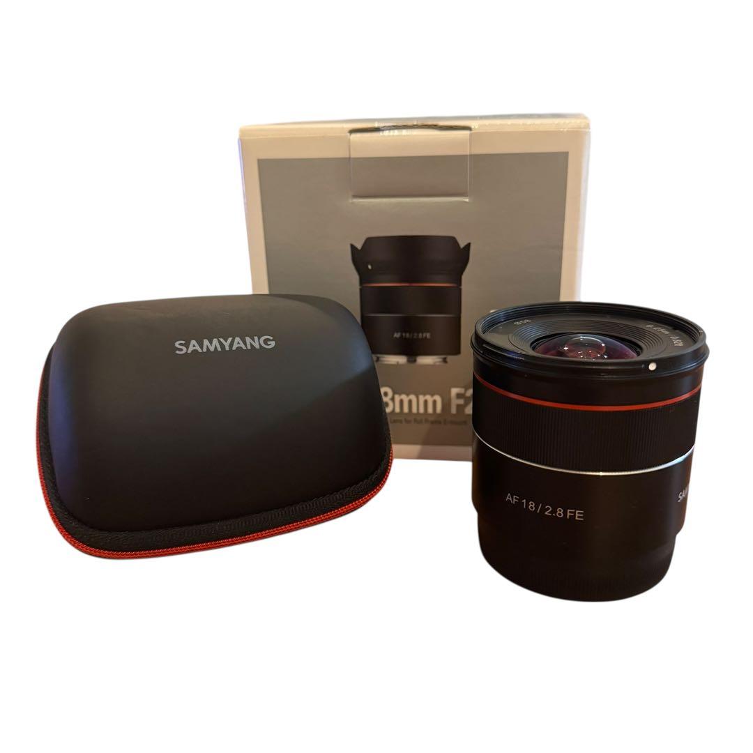 【美品】SAMYANG AF 18/2.8 FE ソニーEマウント　単焦点レンズ