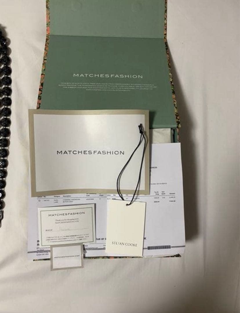 Stefan Cooke Black Button Strap バッグセット