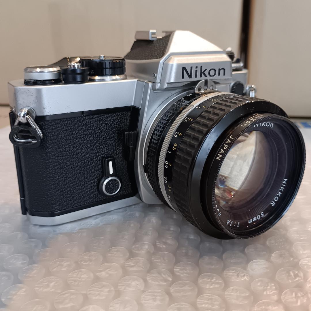 Nikon FE FM フィルム一眼レフカメラ 50mmレンズ ジャンク出品