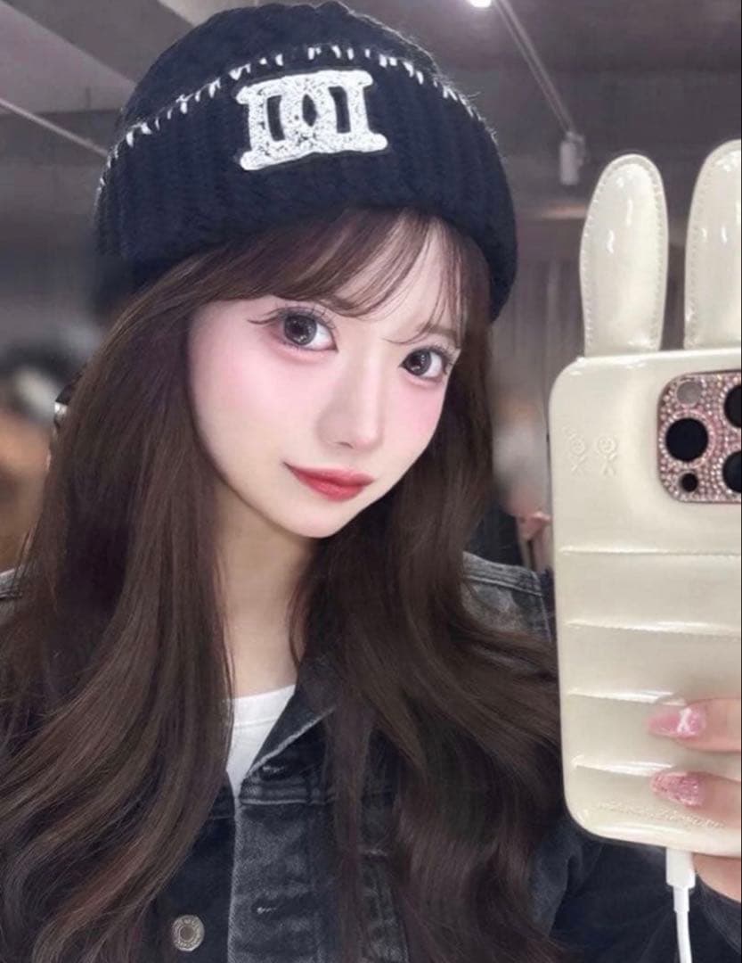 値下げ不可！ Darich DDロゴバスケットニットビーニー BLK