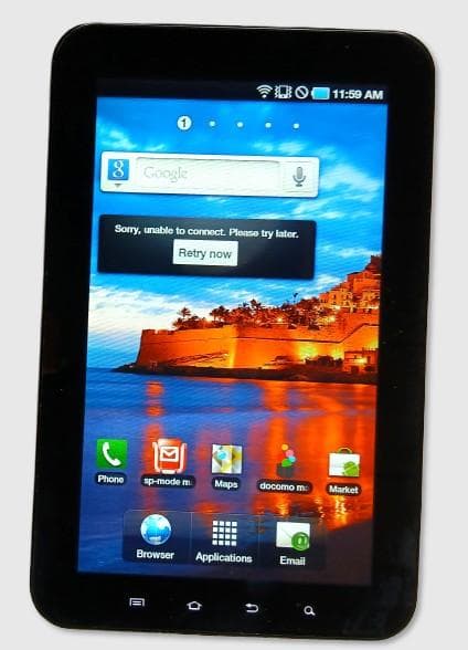 docomo Samsung SC-01C 極上状態 これがオリジナルのタブです