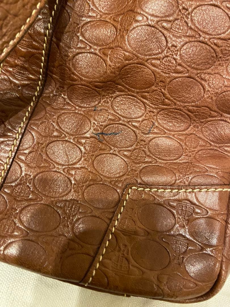 Vivienne Westwood ブラウンレザー バッグ