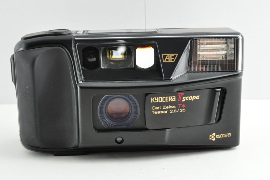 美品 KYOCERA T scopeフィルムカメラ Carl Zeissレンズ