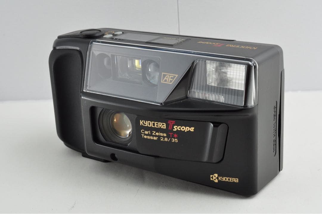 美品 KYOCERA T scopeフィルムカメラ Carl Zeissレンズ