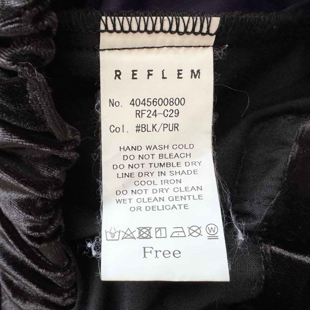 美品【レフレム】2WAY　ワイド　ベロア カーゴパンツ　黒　y2k