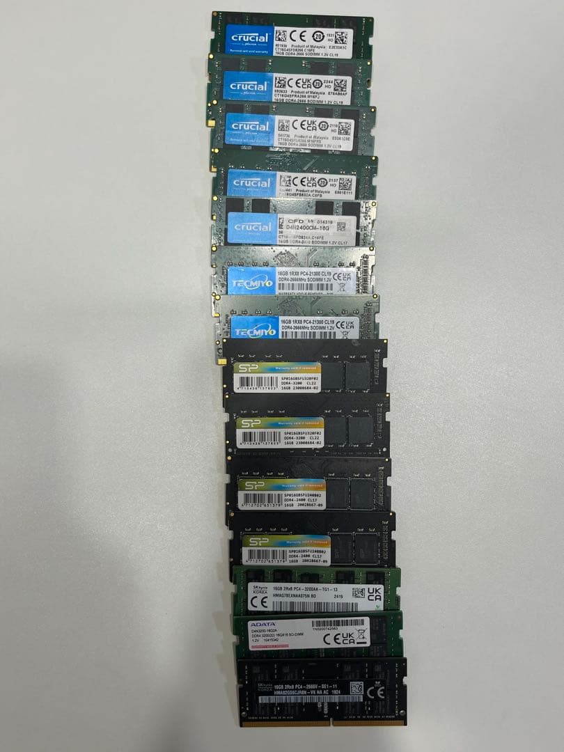 16Gメモリーバラ売り14枚