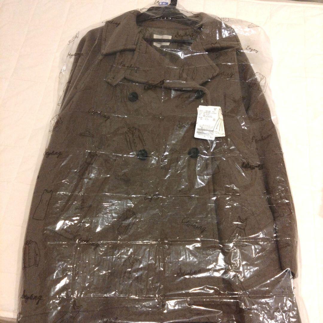 【新品・未使用】IENA イエナ 二重織シャルム オーバーコート ブラウン　38