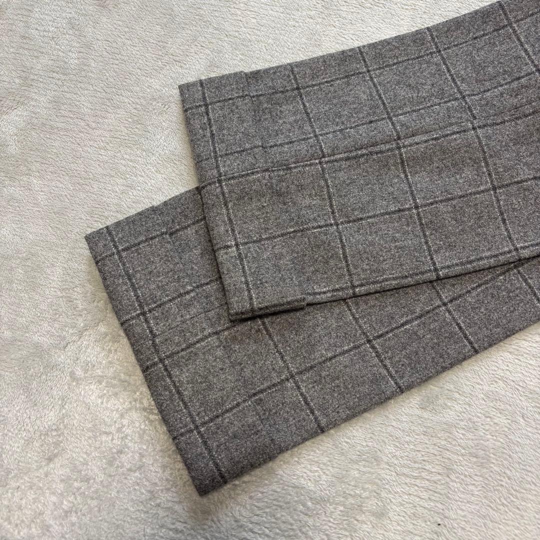 美品✨3ピース CANONICO セットアップスーツ ペンチェック 総裏 2B