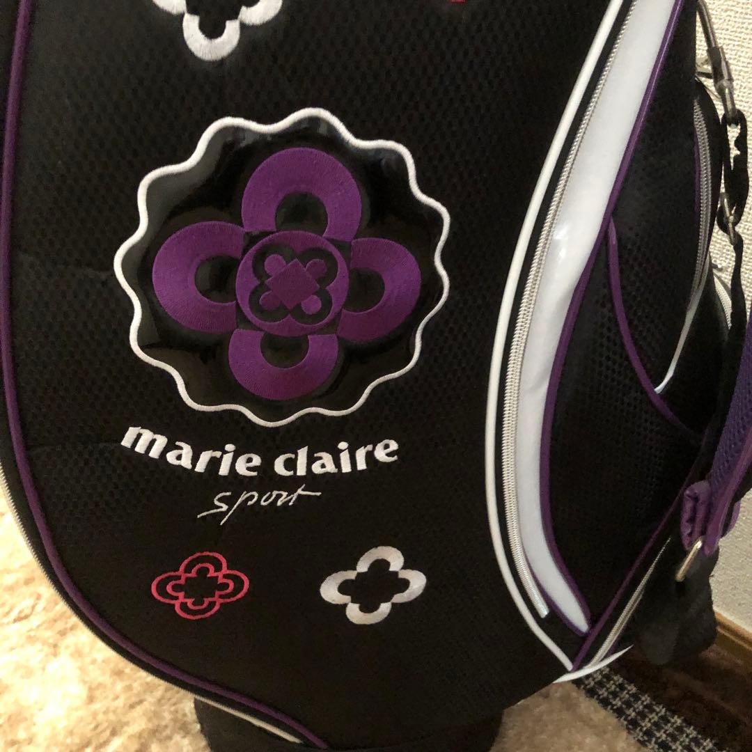 ホ*C様 美品　marie claire ゴルフクラブセット ７本　黒紫
