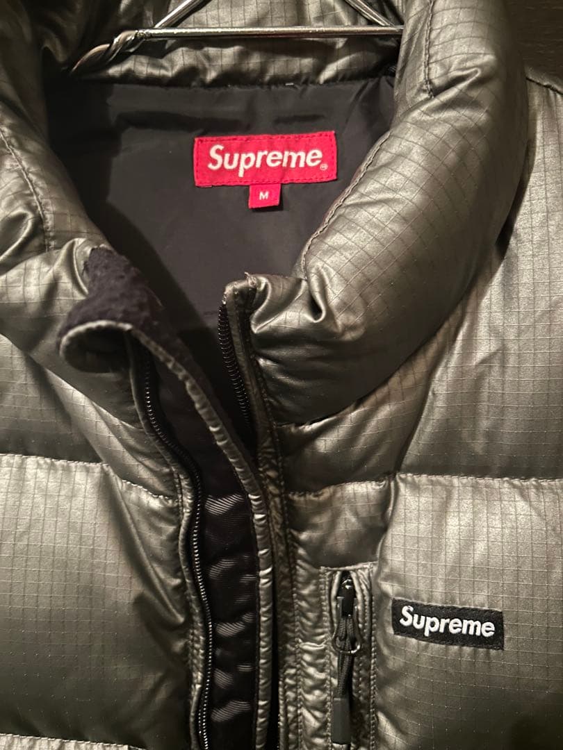 【良品】supreme Silver Ski Vest