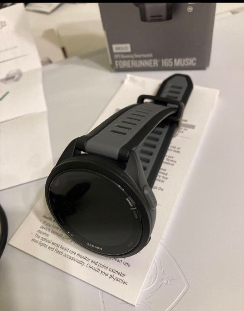 Garmin Forerunner 165 ランニングウォッチ ブラック 黒