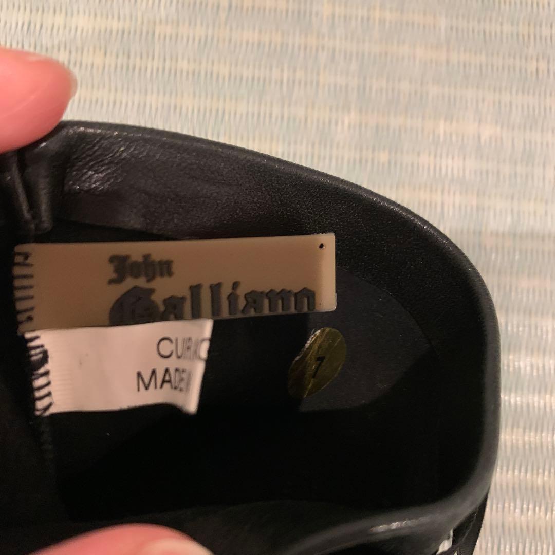 John Galliano ブラック手袋 サイズ7