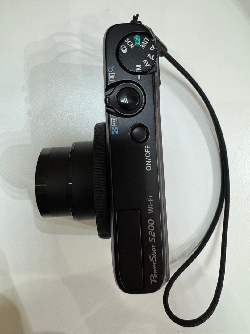 【外観美品】Canon S200 コンパクトデジタルカメラ ブラック