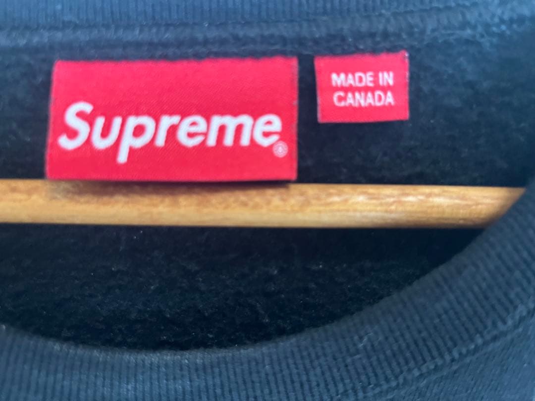 Supreme 黒 ボックスロゴ　トレーナー