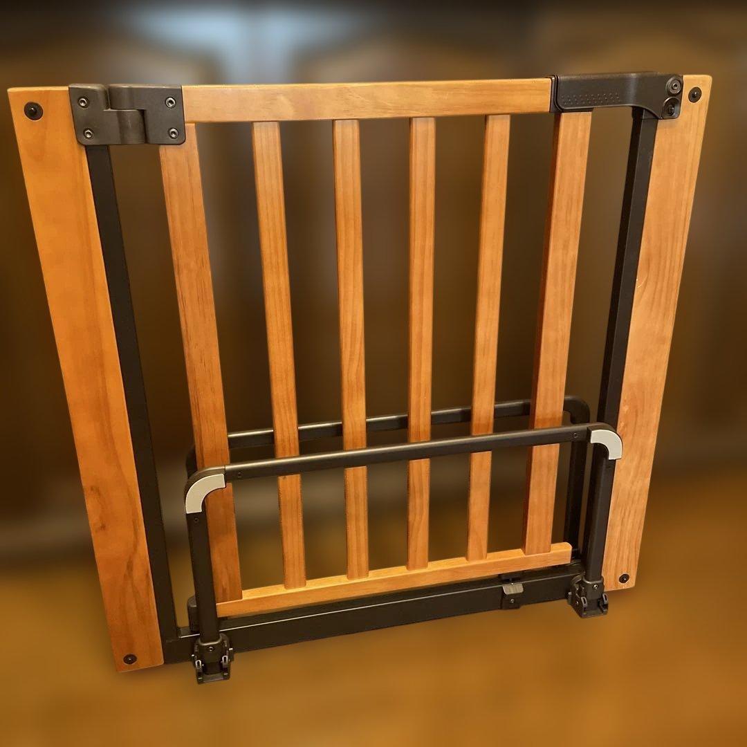 日本育児 木製 パーテーション FLEX-W 400 ブラウン ベビーゲート