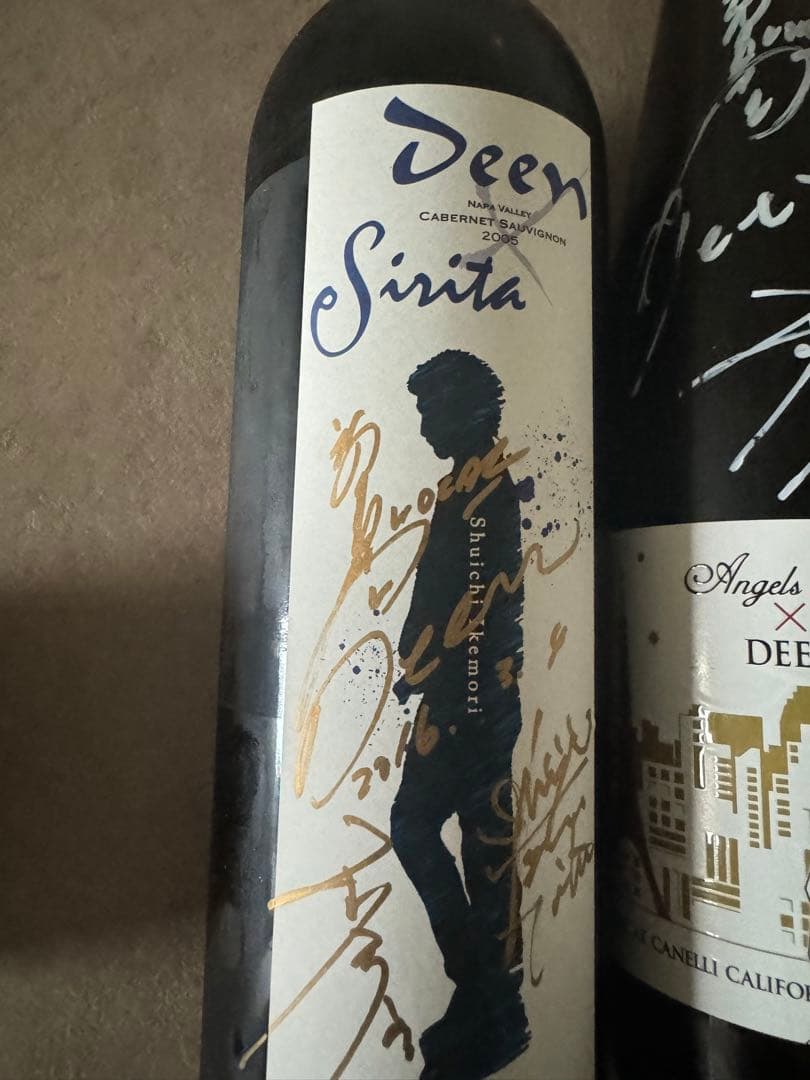 DEEN 池森秀一プロデュースワイン7本　直筆サイン入り/ライブグッズ　池森そば