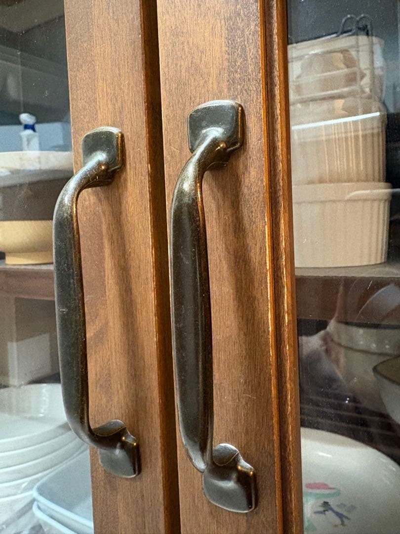 【幅120cm】Mont キャビネット　アンティーク風木製キャビネット