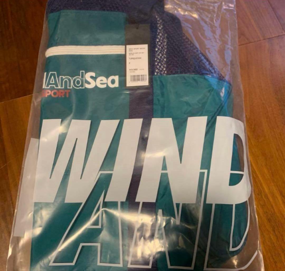 wind and sea WDS SPORT MESH BAG コバルトブルー