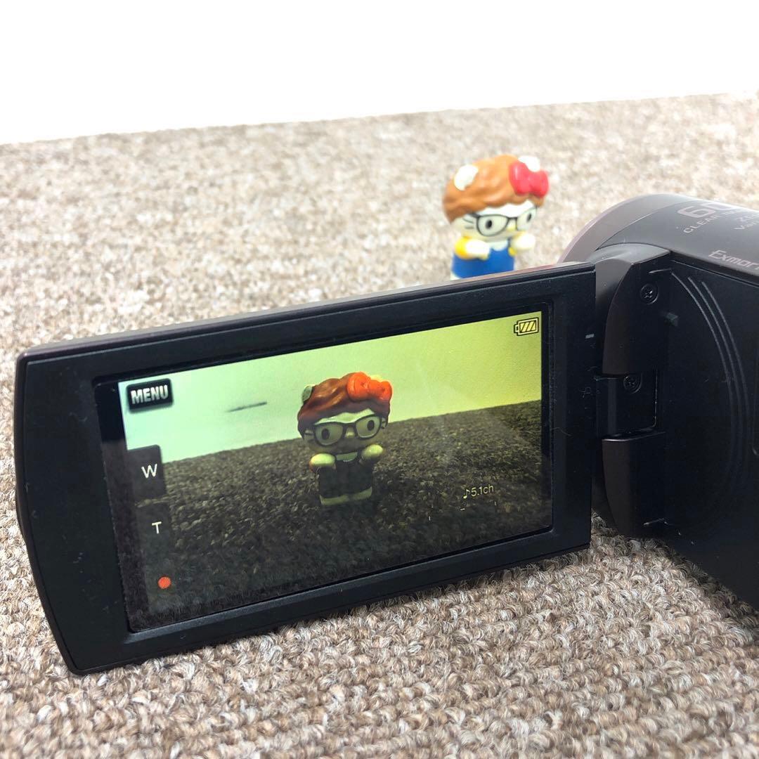 【ジャンク品】 ソニー ビデオカメラ HDR-CX480 液晶変色あり 動作OK