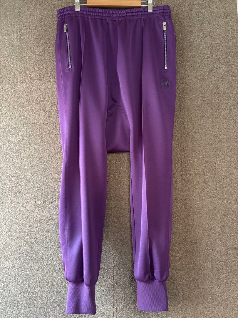 ニードルズ　サルエルトラックパンツ　パープル　【QV325】
