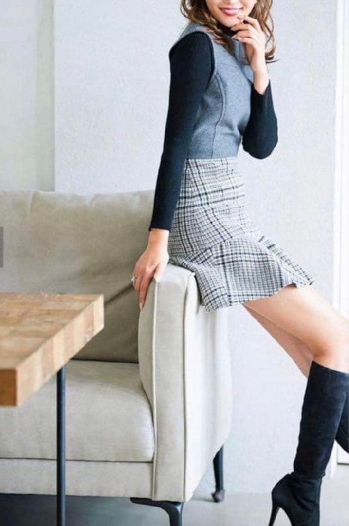 sheller シェリエ ドレス フリルミニワンピース