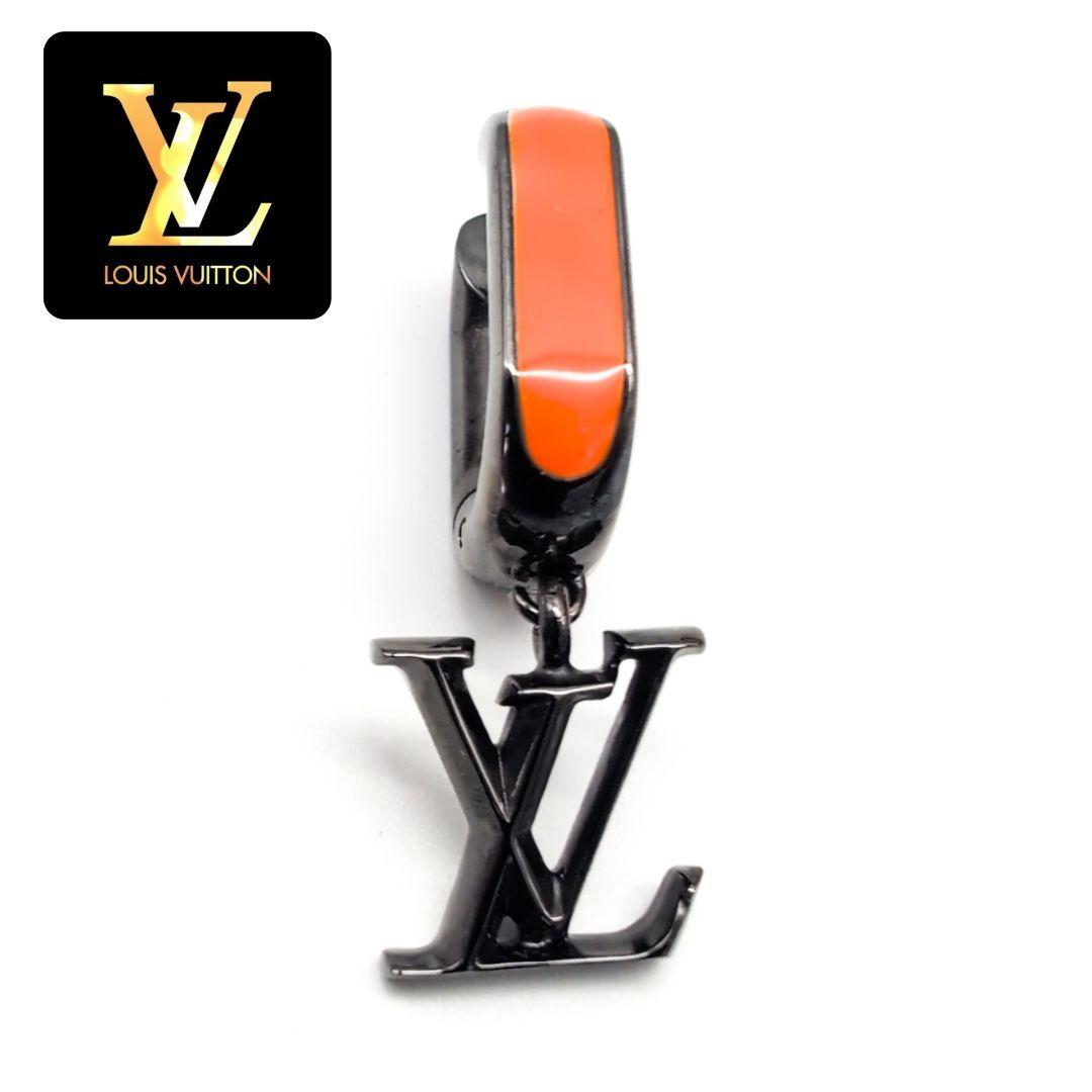ルイヴィトン　ブックルドレイユ　パラダイスチェーン　ピアス オレンジ