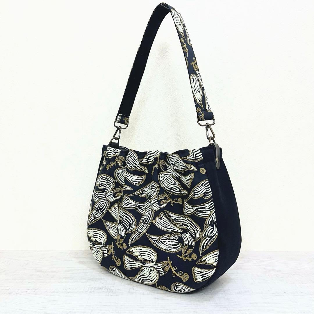 ミナペルホネン　ハンドメイド　ショルダーバッグ