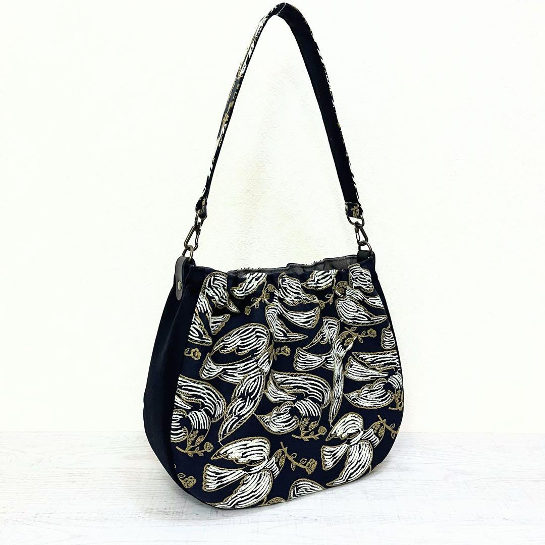 ミナペルホネン　ハンドメイド　ショルダーバッグ