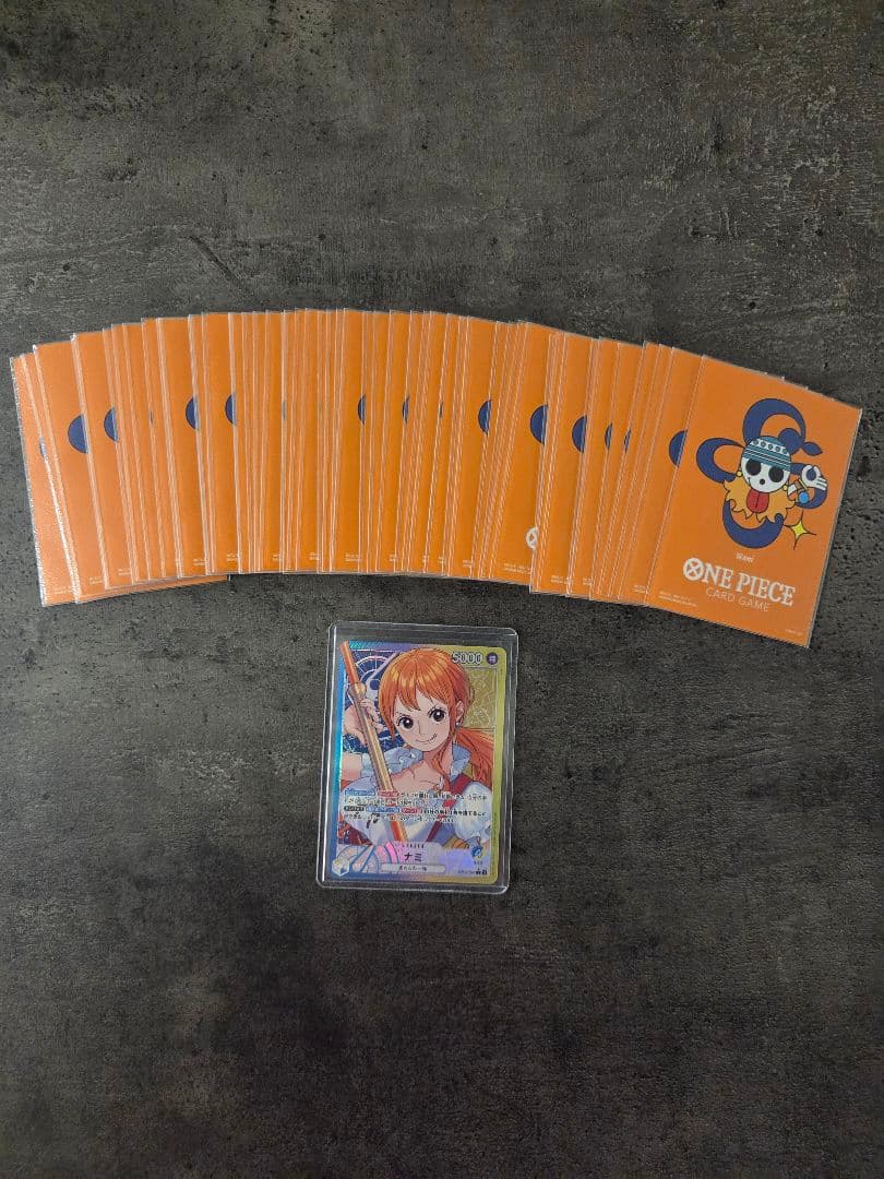 ワンピースカード 青黄ナミデッキ リーパラ＆スリーブ付