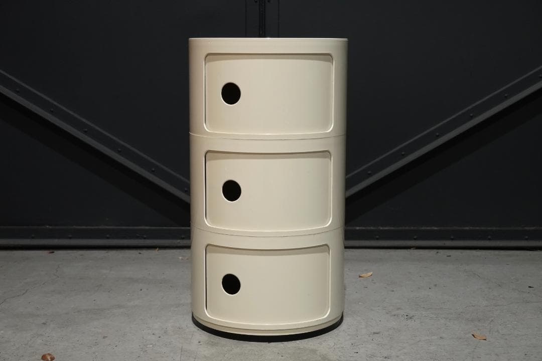 ◉Kartell◉　Componibili コンポニビリ　3段　キャビネット