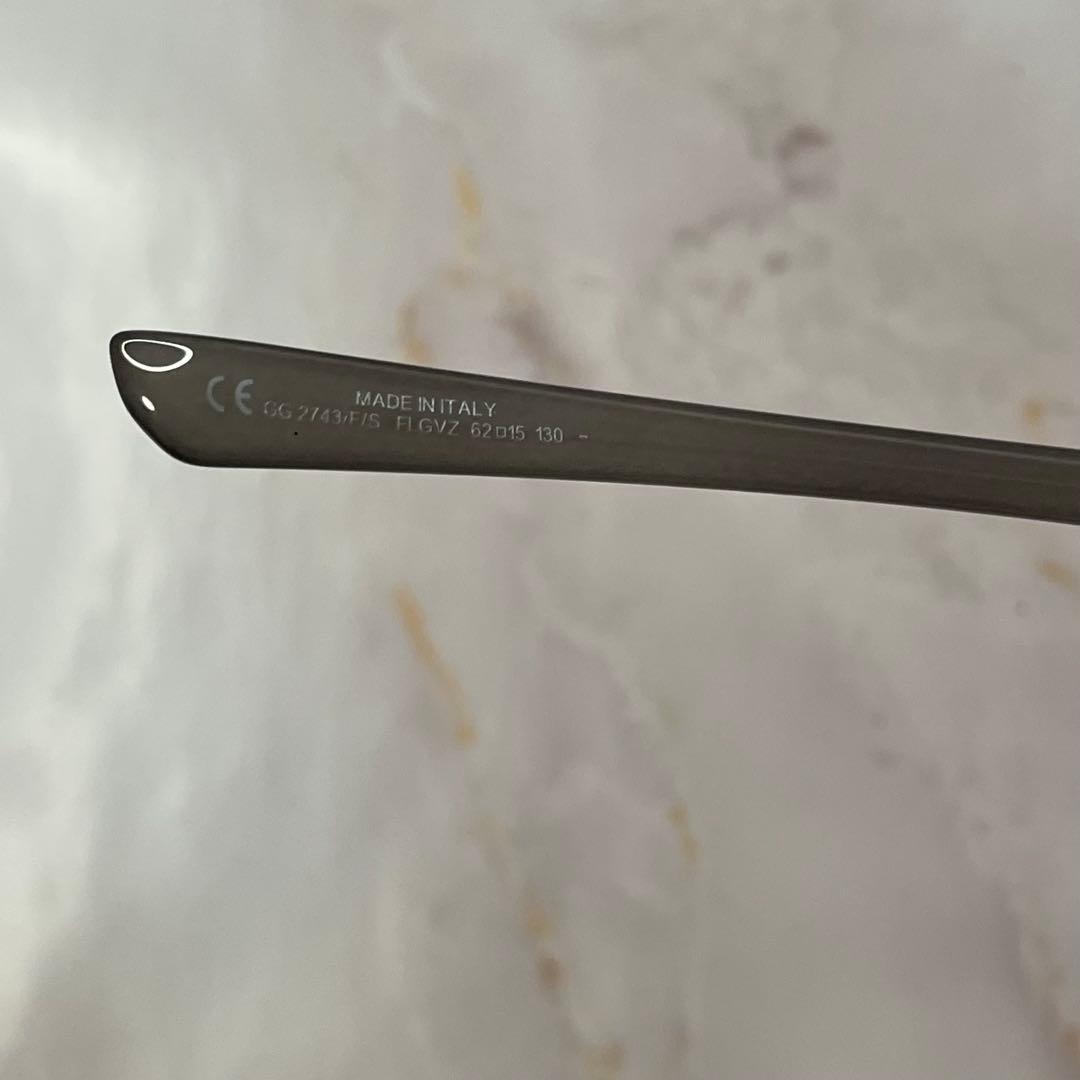 GUCCI グッチ ホースビット クリア Y2K サングラス ケース付き